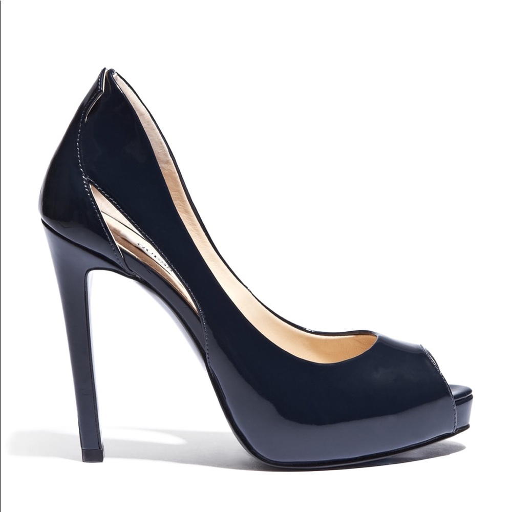 GUESS Harrah Platform Pumps Dark Blue - Picture 5 of 10